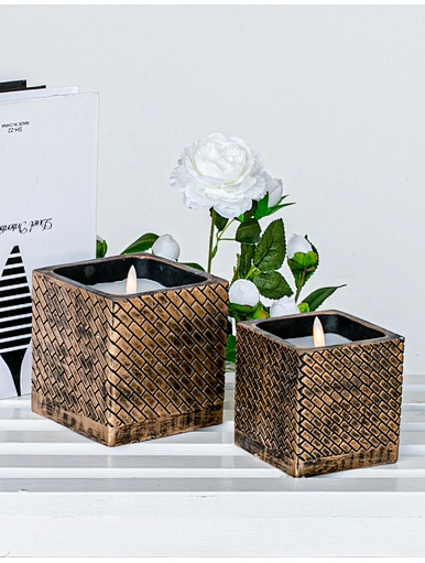 flickering flameless candles